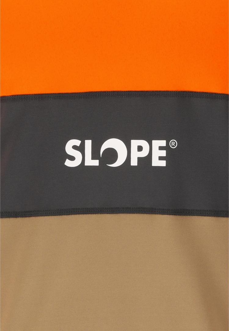 SLOPE SLOPE Norvyn Funktionssweatshirt Herren - 5396 Orange Tiger - 0 | SportScheck