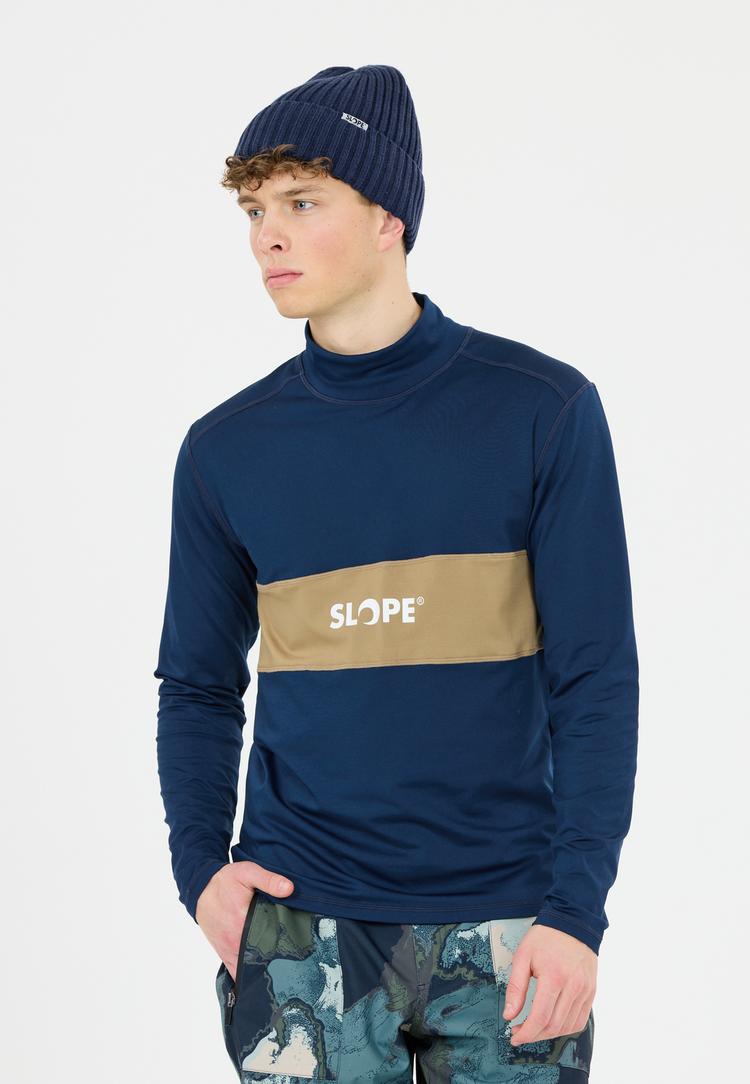 SLOPE SLOPE Norvyn Funktionssweatshirt Herren - 2197 Pageant Blue - 1 | SportScheck