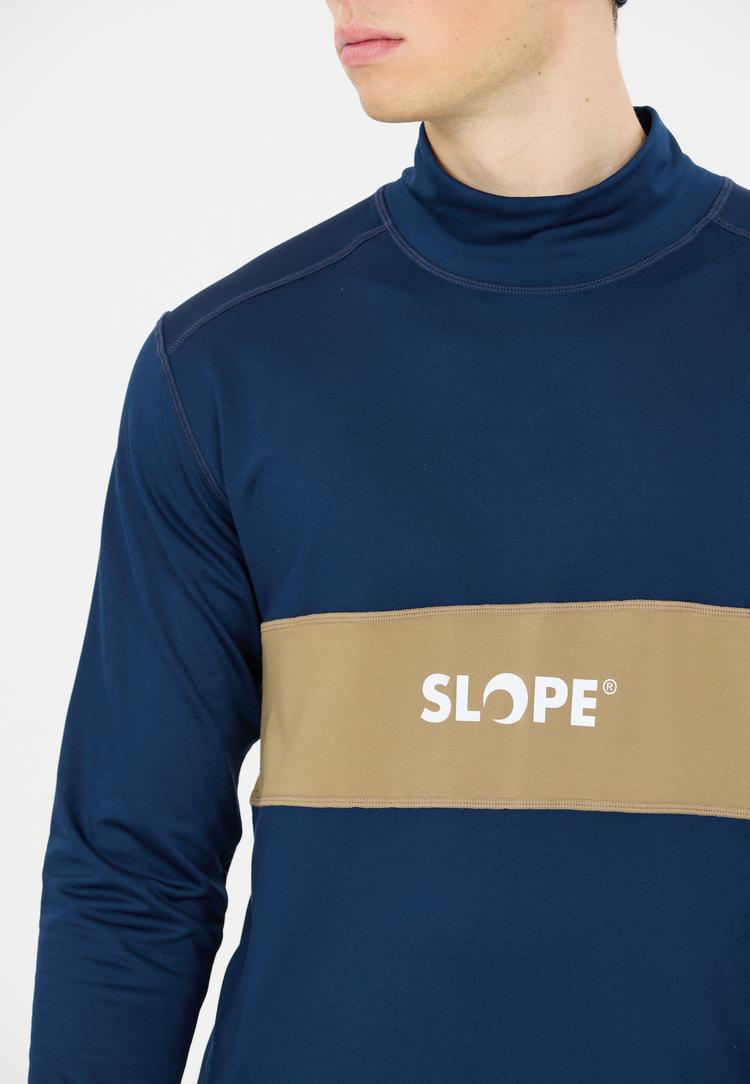 SLOPE SLOPE Norvyn Funktionssweatshirt Herren - 2197 Pageant Blue - 1 | SportScheck
