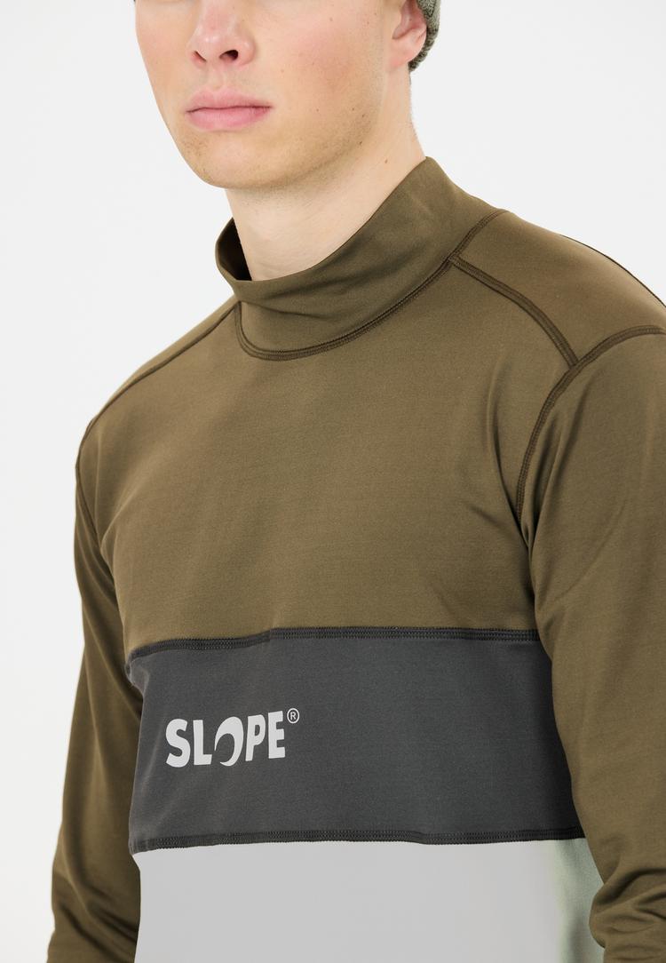 SLOPE SLOPE Norvyn Funktionssweatshirt Herren - 3256 Grape Leaf - 0 | SportScheck