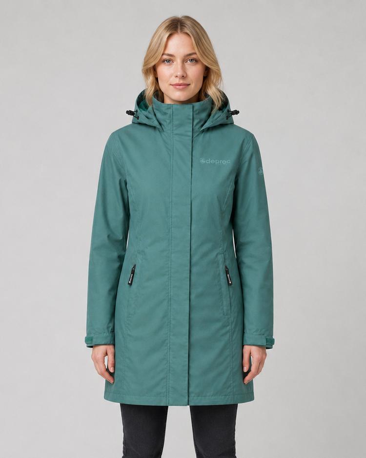 DEPROC active DEPROC active LAVAL LONG WOMEN Funktionsjacke Damen - petrol - 0 | SportScheck