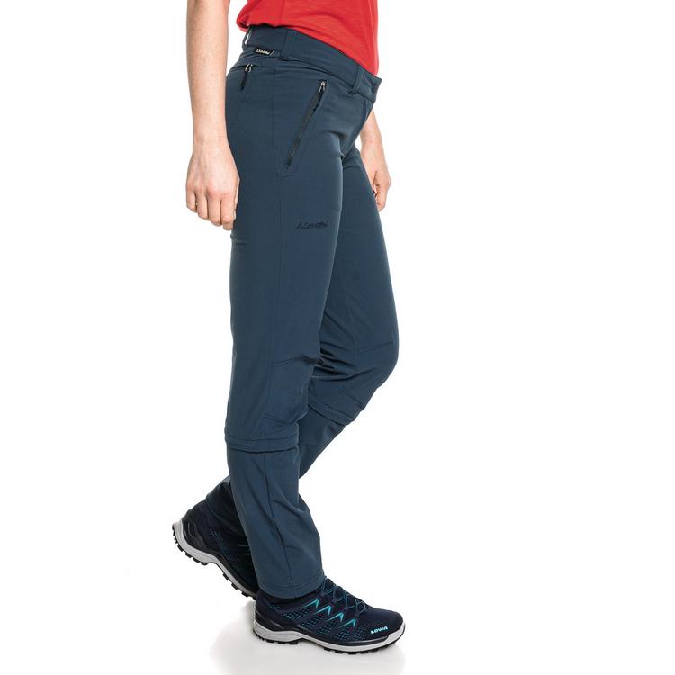 Sch&ouml;ffel Sch&ouml;ffel Pants Engadin1 Zip Off Wanderhose Damen - dress blue - 3 | SportScheck