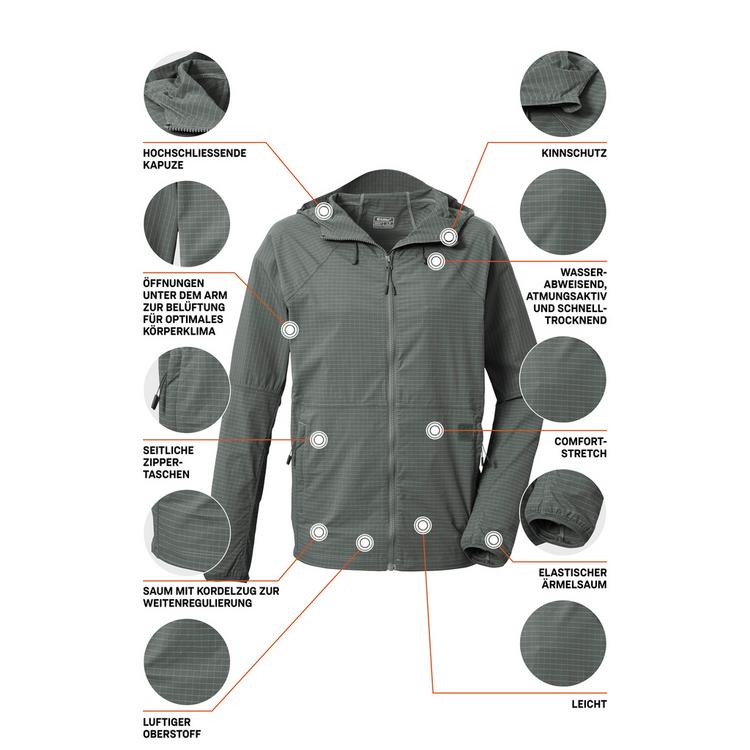 KILLTEC KILLTEC KOS 182 MN JCKT Outdoorjacke Herren - Grau064 - 3 | SportScheck