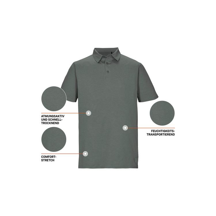 KILLTEC KILLTEC KOS 186 MN PLSHRT Poloshirt Herren - Grau064 - 3 | SportScheck