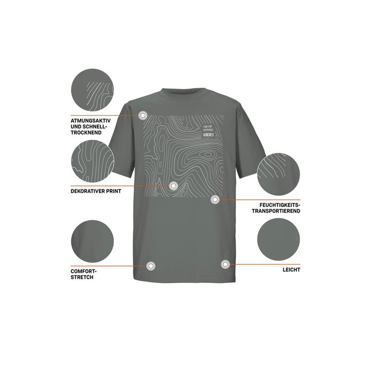 KILLTEC KILLTEC KOS 187 MN TSHRT T-Shirt Herren - Grau064 - 3 | SportScheck