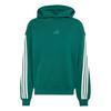 adidas ADIDAS KIT 3-STREIFEN HOODIE Hoodie Herren - Collegiate Green / Off White