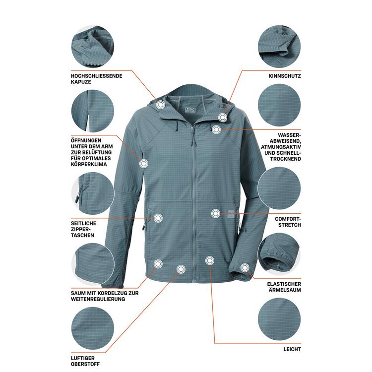 KILLTEC KILLTEC KOS 182 MN JCKT Outdoorjacke Herren - Blau3071 - 3 | SportScheck