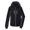 KILLTEC Skijacke mit abzippbarer Kapuze Skijacke Kinder - Schwarz0110