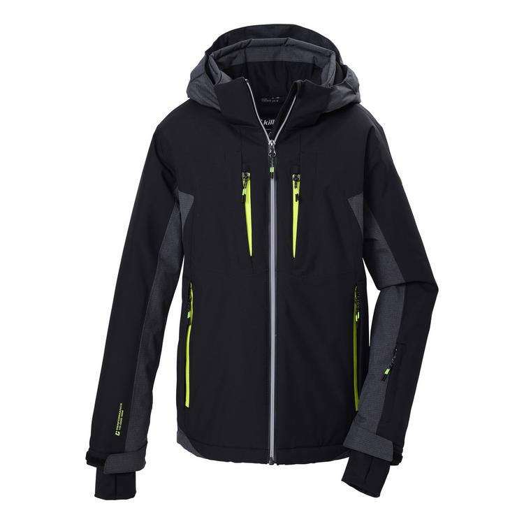 KILLTEC KILLTEC Skijacke mit abzippbarer Kapuze Skijacke Kinder - Schwarz0110 - 0 | SportScheck