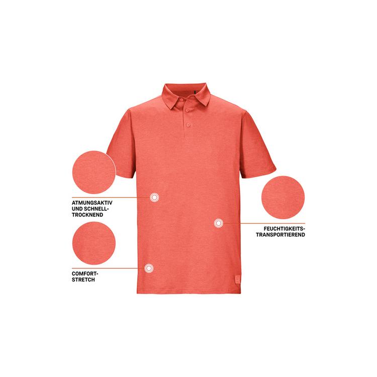 KILLTEC KILLTEC KOS 186 MN PLSHRT Poloshirt Herren - Orange5011 - 3 | SportScheck