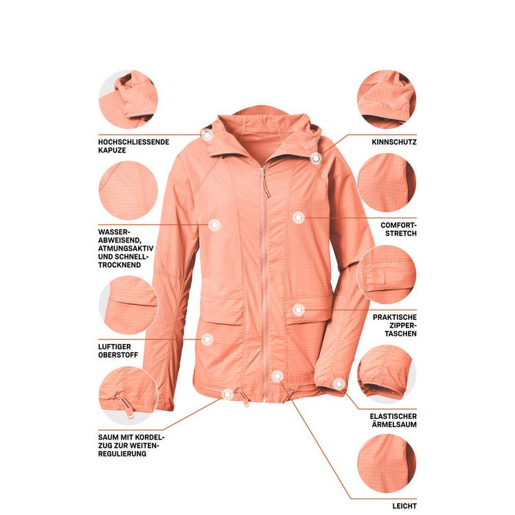 KILLTEC KILLTEC KOS 166 WMN JCKT Outdoorjacke Damen - Orange509 - 3 | SportScheck
