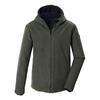 G.I.G.A. DX by killtec Funktionswendejacke mit Kapuze Funktionsjacke Herren - Moos1528