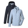 KILLTEC 3 in 1 Funktionsjacke mit Kapuze Softshelljacke Damen - Blau3044