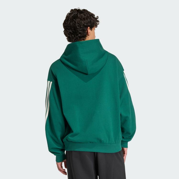 adidas adidas ADIDAS KIT 3-STREIFEN HOODIE Hoodie Herren - Collegiate Green / Off White - 1 | SportScheck