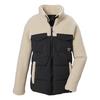 KILLTEC Hybridjacke Fleecejacke Kinder - Steingrau071