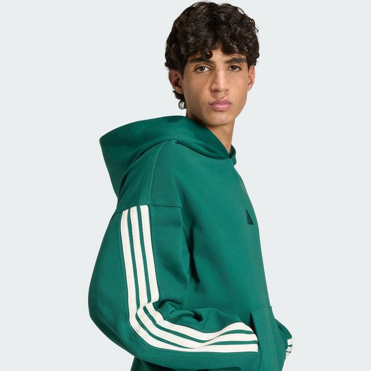 adidas adidas ADIDAS KIT 3-STREIFEN HOODIE Hoodie Herren - Collegiate Green / Off White - 0 | SportScheck