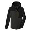 KILLTEC Funktionsjacke mit abzippbarer Kapuze Funktionsjacke Herren - Steingrau071