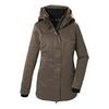 G.I.G.A. DX by killtec Funktionsjacke mit abzippbarer Kapuze Softshelljacke Damen - Steingrau071