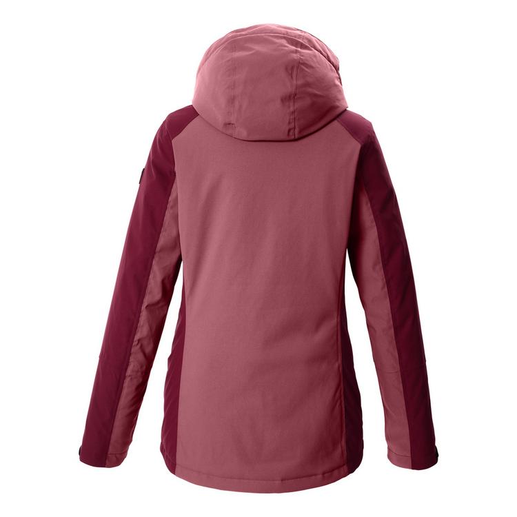 KILLTEC KILLTEC Funktionsjacke mit abzippbarer Kapuze Softshelljacke Damen - Bordeaux - 0 | SportScheck