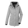 G.I.G.A. DX by killtec Funktionsjacke mit abzippbarer Kapuze Softshelljacke Damen - Hellgrau