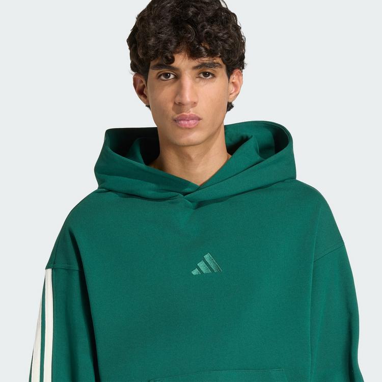 adidas adidas ADIDAS KIT 3-STREIFEN HOODIE Hoodie Herren - Collegiate Green / Off White - 1 | SportScheck