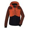 KILLTEC Skijacke mit abzippbarer Kapuze Skijacke Kinder - Kastanie
