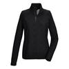 KILLTEC Powerstretchshirt mit Stehkragen Langarmshirt Damen - Schwarz0110