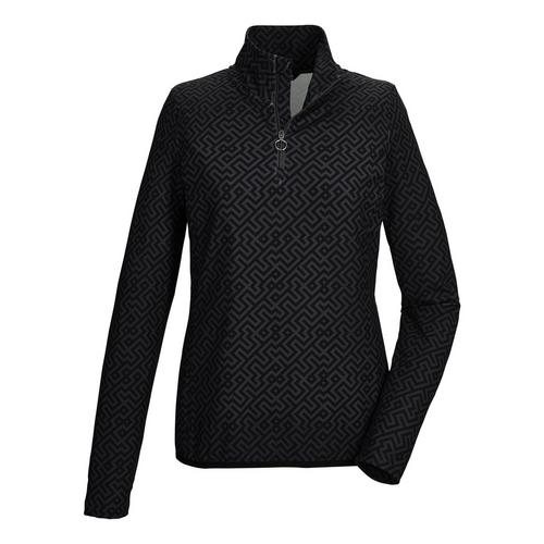 KILLTEC Powerstretchshirt mit Stehkragen Langarmshirt Damen