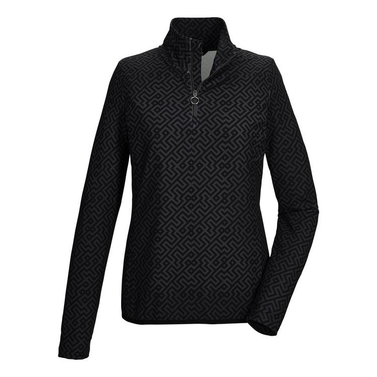 KILLTEC KILLTEC Powerstretchshirt mit Stehkragen Langarmshirt Damen - Schwarz0110 - 0 | SportScheck