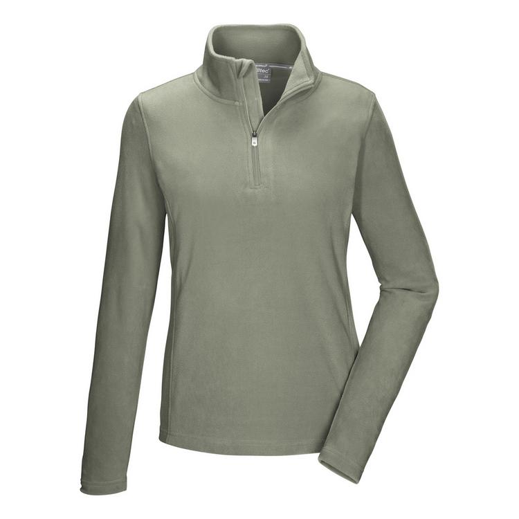 KILLTEC KILLTEC Fleeceshirt mit Stehkragen Langarmshirt Damen - Tannengr&uuml;n2192 - 0 | SportScheck