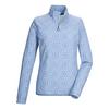 KILLTEC Powerstretchshirt mit Stehkragen Langarmshirt Damen - Blau3056