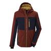 KILLTEC Funktionsjacke mit Kapuze Skijacke Herren - Kastanie