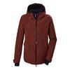 KILLTEC Funktionsjacke mit Kapuze Skijacke Herren - Kastanie