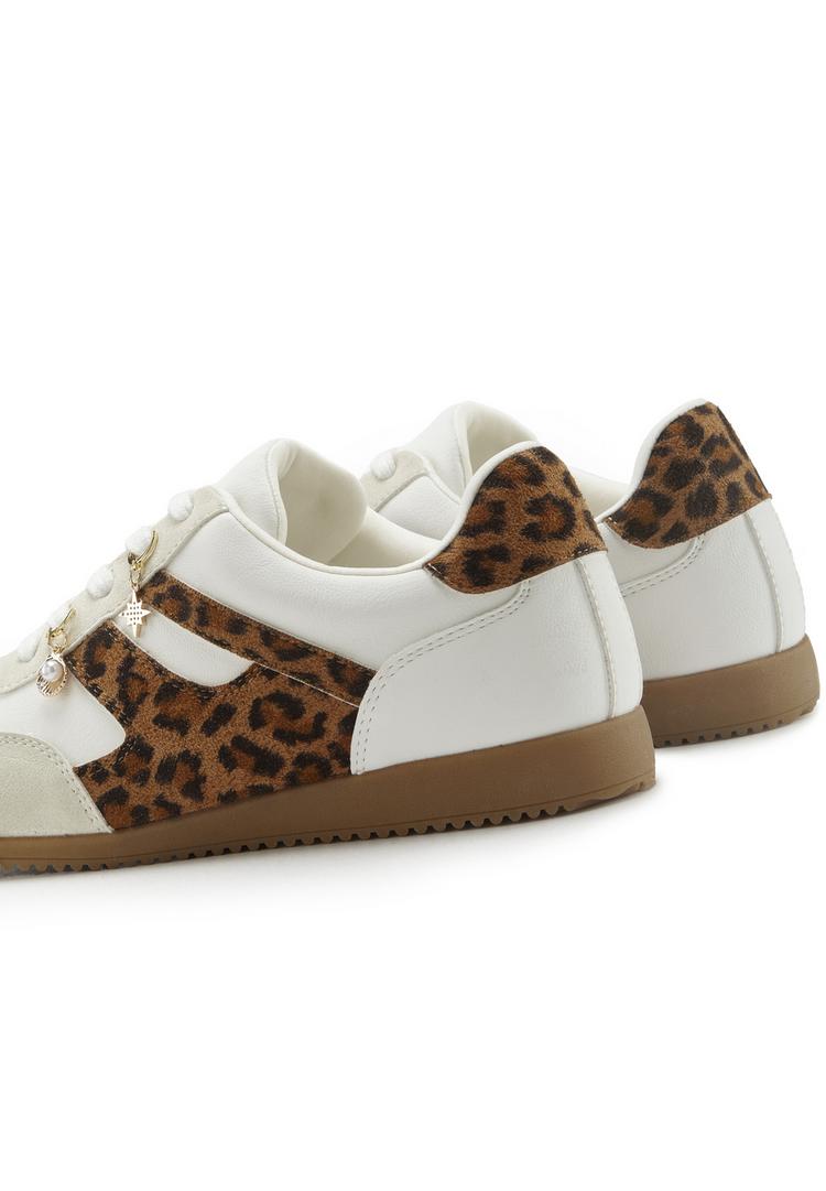 Lascana Lascana Sneaker Sneaker Damen - wei&szlig;/leo - 2 | SportScheck