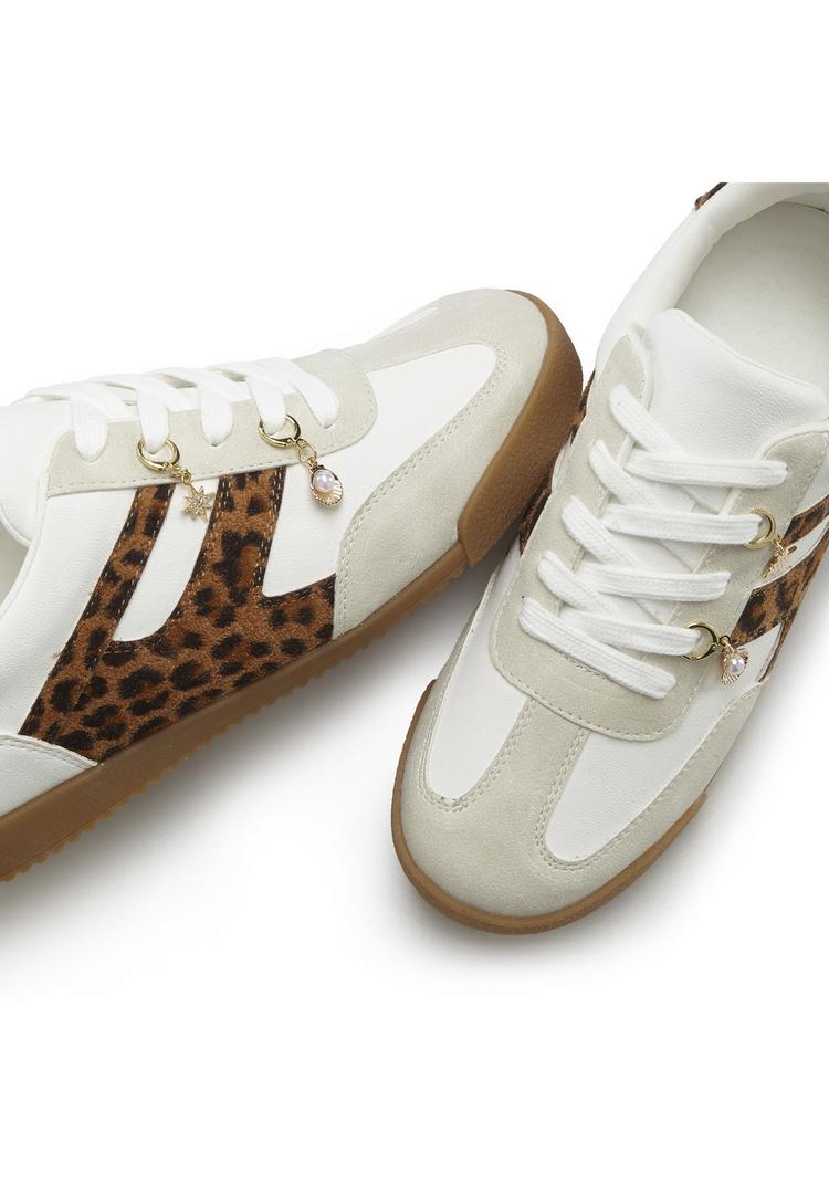 Lascana Lascana Sneaker Sneaker Damen - wei&szlig;/leo - 3 | SportScheck