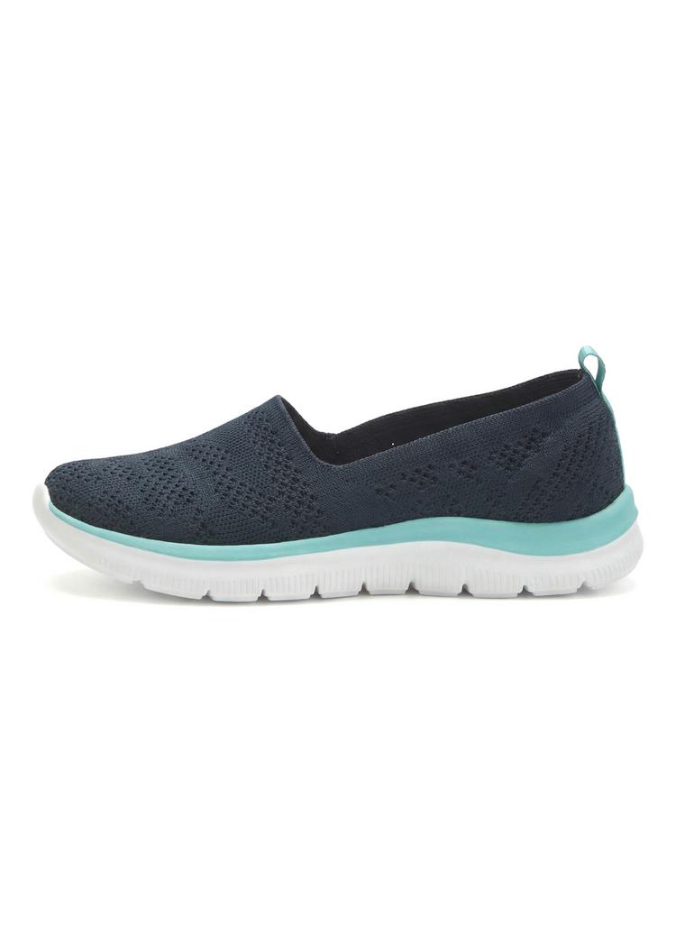 Lascana Lascana Slipper Slipper Damen - navy/t&uuml;rkis - 0 | SportScheck