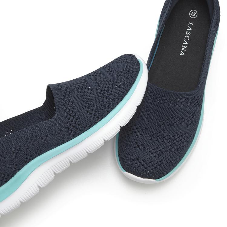 Lascana Lascana Slipper Slipper Damen - navy/t&uuml;rkis - 1 | SportScheck