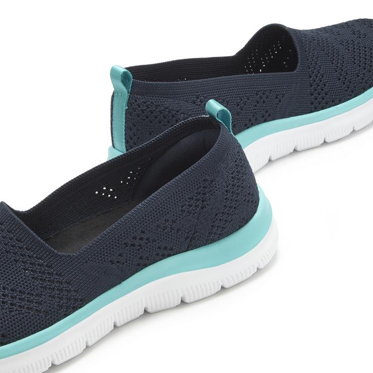 Lascana Lascana Slipper Slipper Damen - navy/t&uuml;rkis - 2 | SportScheck