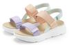 Vivance Sandale Sandalen Damen - lila/orange/mintgr&uuml;n