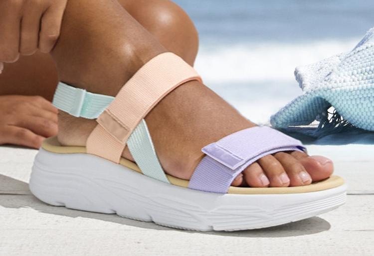 Vivance Vivance Sandale Sandalen Damen - lila/orange/mintgr&uuml;n - 0 | SportScheck