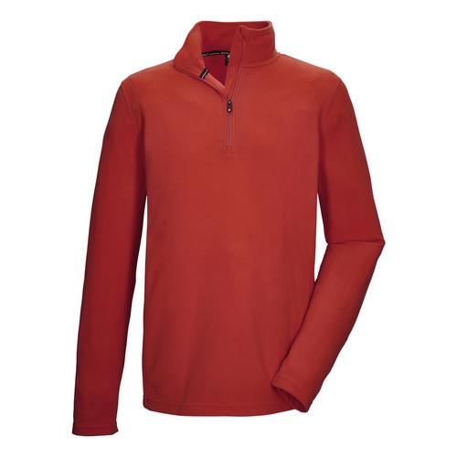 KILLTEC Fleeceshirt mit Stehkragen Langarmshirt Herren