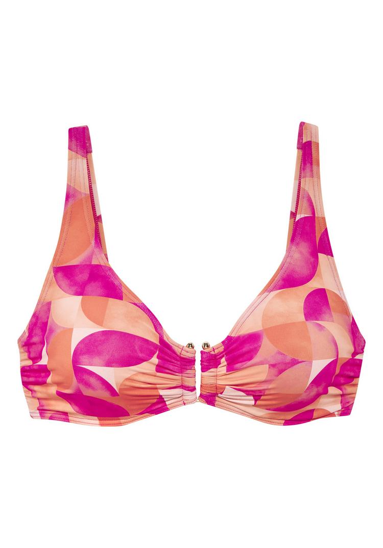 Lascana Lascana B&uuml;gel-Bikini-Top Bikini Oberteil Damen - beere-pfirsich - 0 | SportScheck