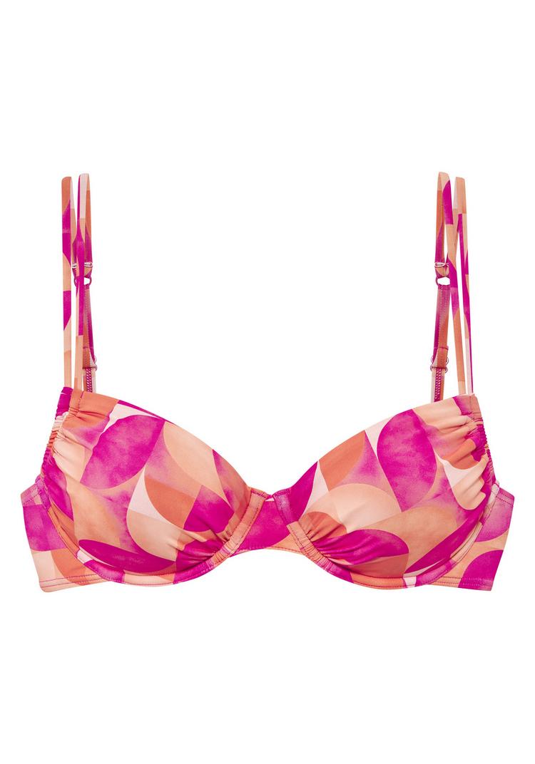 Lascana Lascana B&uuml;gel-Bikini-Top Bikini Oberteil Damen - beere-pfirsich - 0 | SportScheck