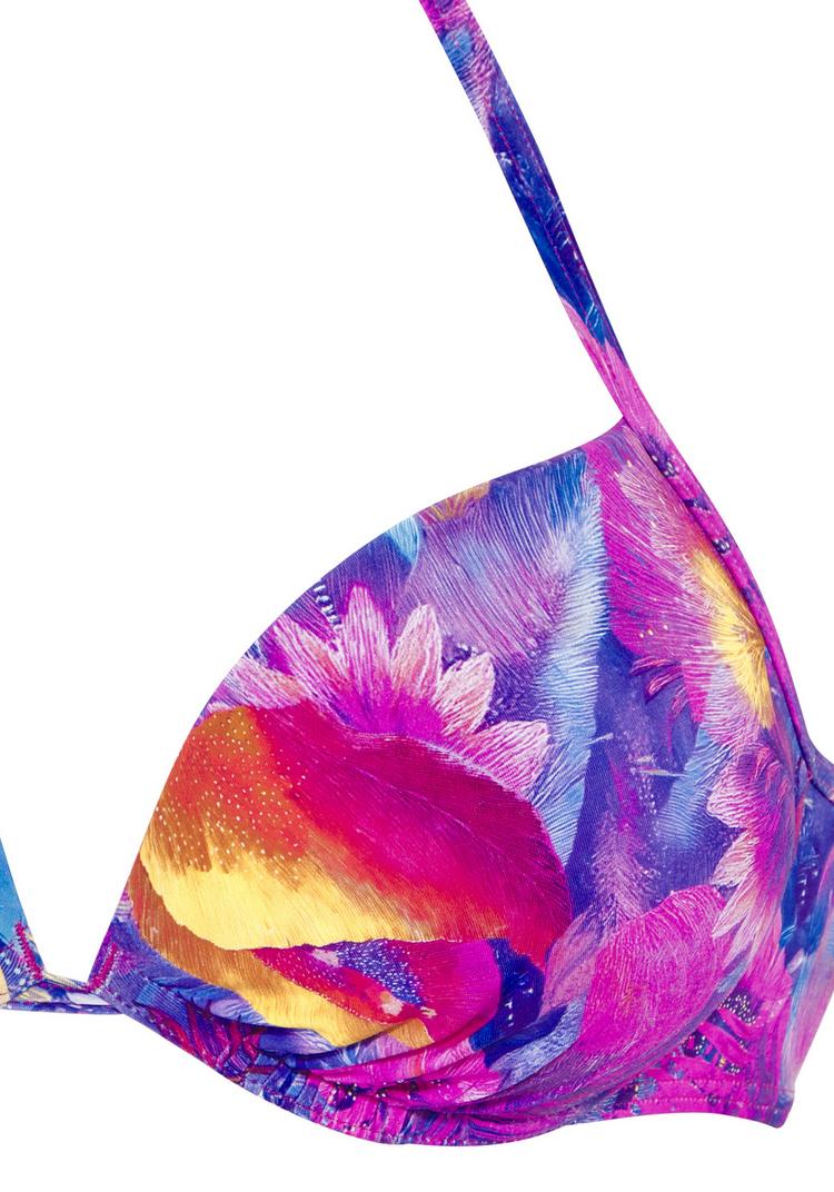 VENICE BEACH VENICE BEACH Push-Up-Bikini-Top Bikini Oberteil Damen - lila print - 1 | SportScheck