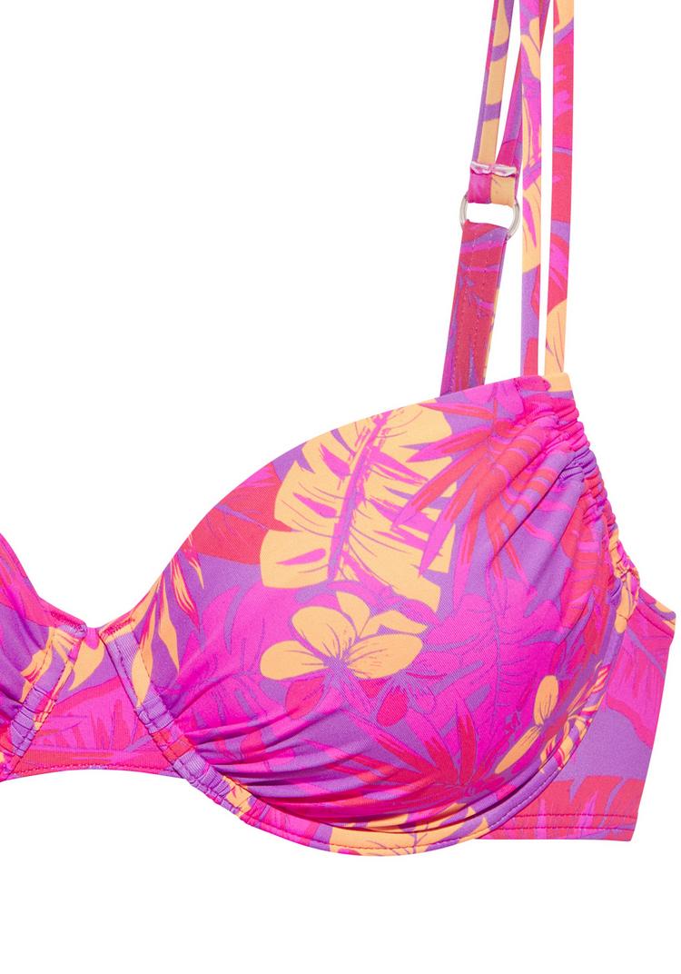 VENICE BEACH VENICE BEACH B&uuml;gel-Bikini-Top Bikini Oberteil Damen - flieder-pink - 0 | SportScheck