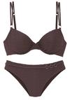 Lascana B&uuml;gel-Bikini Bikini Set Damen - braun