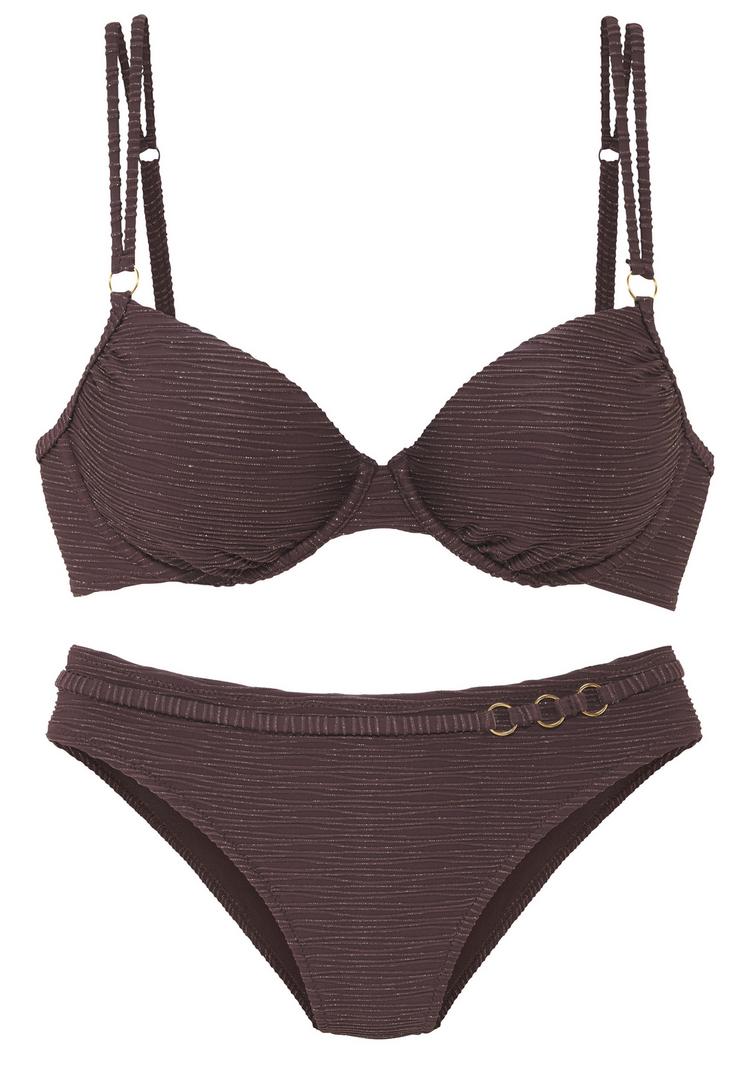 Lascana Lascana B&uuml;gel-Bikini Bikini Set Damen - braun - 0 | SportScheck