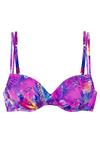 VENICE BEACH B&uuml;gel-Bikini-Top Bikini Oberteil Damen - lila print