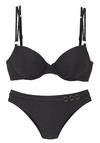 Lascana B&uuml;gel-Bikini Bikini Set Damen - schwarz