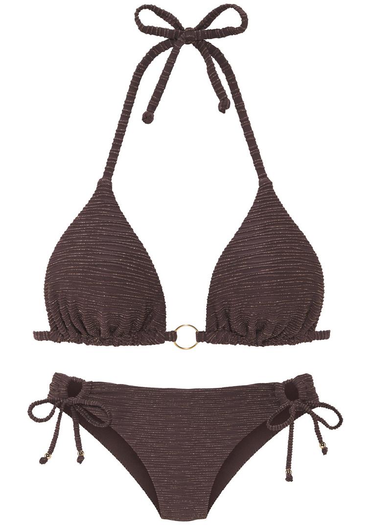 Lascana Lascana Triangel-Bikini Bikini Set Damen - braun - 0 | SportScheck